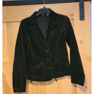 Vintage B. Moss Size 2 Velvet Tie Back Blazer Jacket Pockets Goth Fairy Fading*